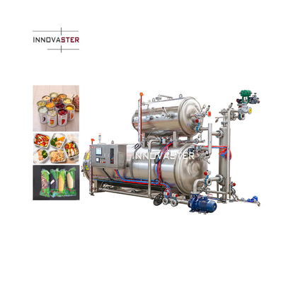 1100*1200*1500MM riscaldamento elettrico ad alta pressione ad alta temperatura immersione in acqua autoclave sterilizzatore Retort