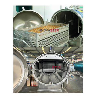 2100 KG Capacità Istituto/Laboratorio Test Automatico Latte di vetro Bottiglia Sterilizzatore Retort Machine