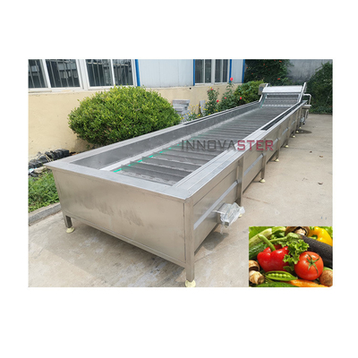 Lavatrice a bolle d'aria per ortaggi e frutta acquatica di argento con capacità di 512 kg