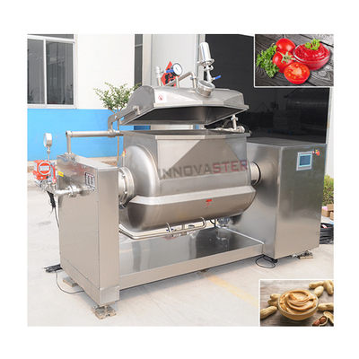 Cucina a vuoto a calore a vapore industriale con bollitore a giacca per fare deliziose porridge