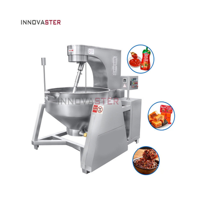 Capacità personalizzata attrezzature per cucinare marmellata di frutta con bollitore e agitatore mixer