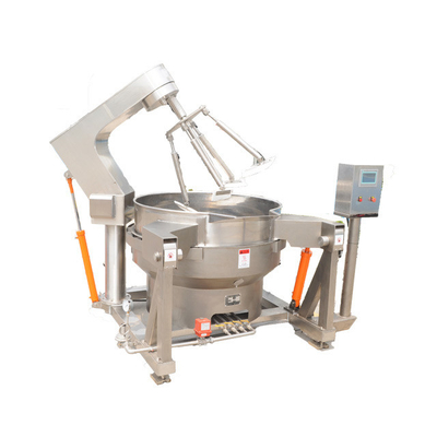 Cucina automatica multi-testa in acciaio inossidabile per la produzione di salsa
