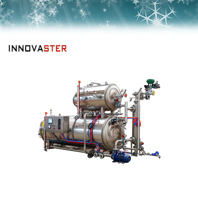 Autoclave a vapore medio da 1 kW per la sterilizzazione con sacchetto retort nella produzione alimentare