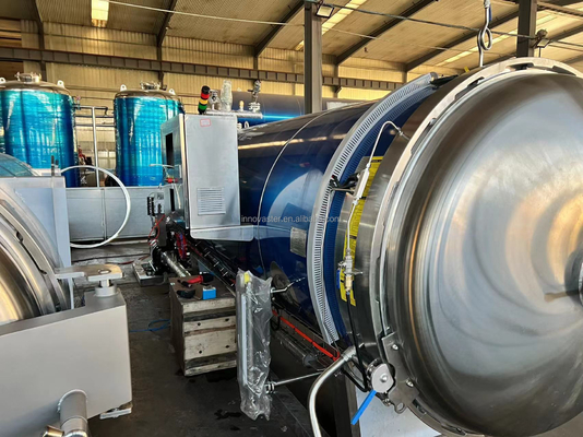 Sterilizzazione ad alta temperatura Bottiglia di vetro Borsa di cibo Retort Over Pressure Sterilizzatore