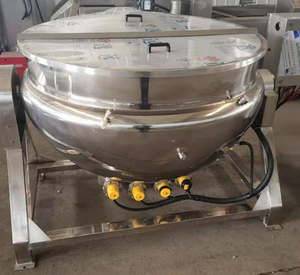 Acciaio inossidabile Gas elettrico riscaldamento a vapore Formaggio Salsa di carne Cucina con agitatore