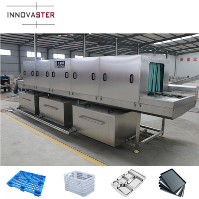 6100*1700*1700mm Lavatrice ad alta pressione per scatole/contenitori nei negozi di bevande