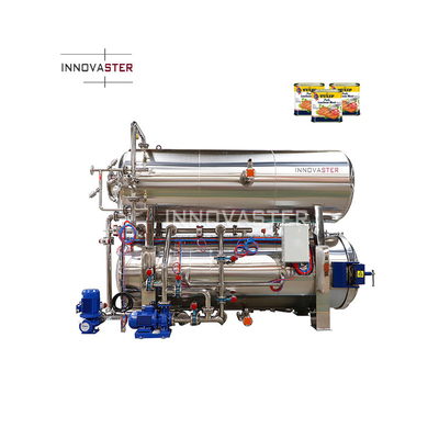Sistema di autoclave 3P sterilizzatore da bagno d'acqua per macchine di retorta di tonno