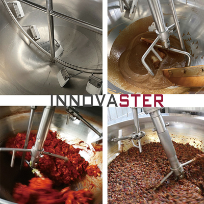 Cucine di cioccolato completamente automatiche con alta temperatura, grande capacità e agitazione planetaria