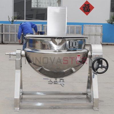 100-600L Capacità Commerciale Macchina automatica di miscelazione e cottura per piatto di pasta di semi di loto