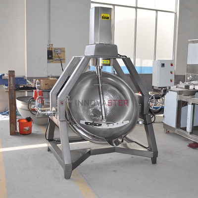 100-600L Capacità Commerciale Macchina automatica di miscelazione e cottura per piatto di pasta di semi di loto