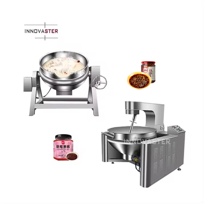 Funzione di ebollizione e miscelazione Caldaia elettrica macchina da cucina al caramello con miscelatore 200L