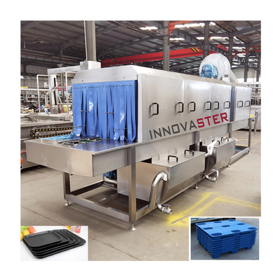 Lavatrice di casse CW-03 personalizzata con servizio di messa in servizio di installazione sul campo