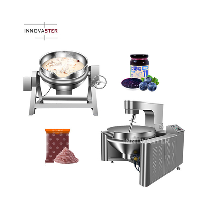 Speed Industrial Vertical Candy Tofu Jacketed Kettle per la grande produzione