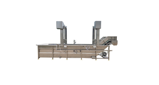 Riciclo dell'acqua SUS 304 Gantry Lift Tank Lavatrice di ortaggi e frutta per la progettazione