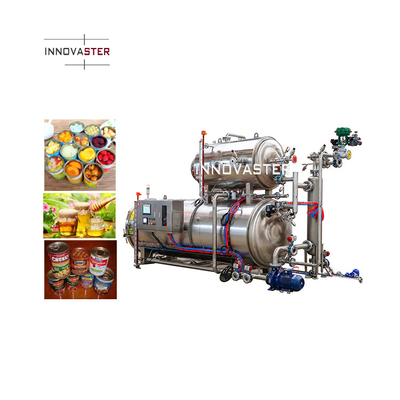 1 kW macchina a vapore ad acqua calda per la sterilizzazione degli alimenti in autoclave industriale Retort in scatola
