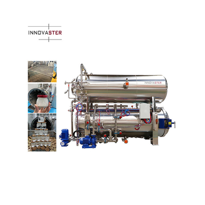 Aziende agricole immersione automatica in acqua pasta di pomodoro in scatola autoclave sterilizzazione retort macchina 1100 * 1200 * 1500MM