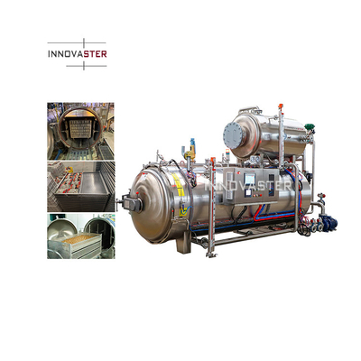 Air Medium Funghi Sacchetti Bottiglie Alta Temperatura di Sterilizzazione Retort Machine al meglio