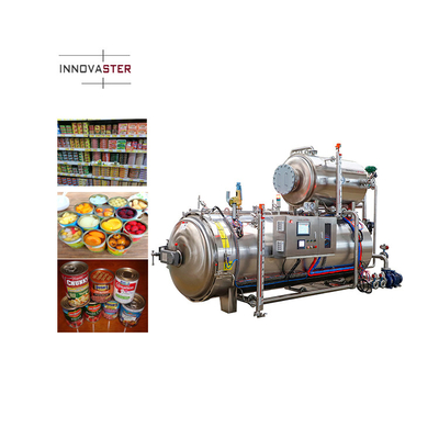 Imballaggio alimentare Trasformazione ad alta temperatura Aziende agricole Spruzzo d'acqua Laboratorio Retort a 121°C