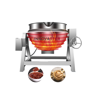 Macchina per cucina a vapore Cisterna a giacca per il lotto Jujube Paste Curry Capacità 50-600L