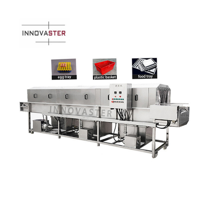 Basso consumo d'acqua 6000*2800*2200 Lavatrice per vaschette di plastica vegetali