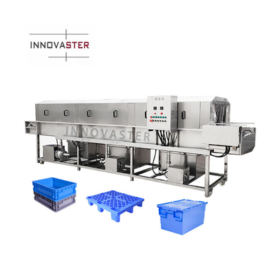 Lavatrice automatica da 18 kW per commercio a cassa, vassoio da pallet, scatola da cestello, scatola da bagno 6000*2800*2200