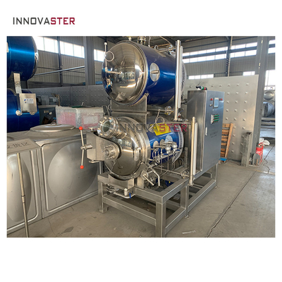 1100*1200*1500MM Piena automatica Piccolo pilota Vapore Spray Acqua Acqua Immersione Retorts