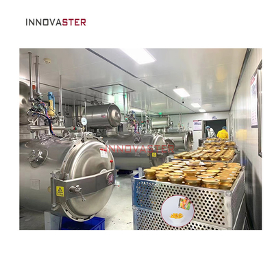 Fisica di sterilizzazione Retort Machine per sacchetto imballaggio può barattoli succo di frutta cibo