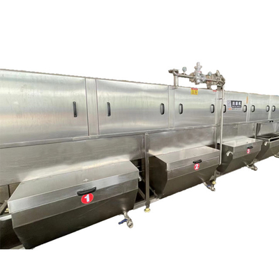 Macchina di lavaggio continua industriale automatica PP/SUS304 per ristoranti nel 2021