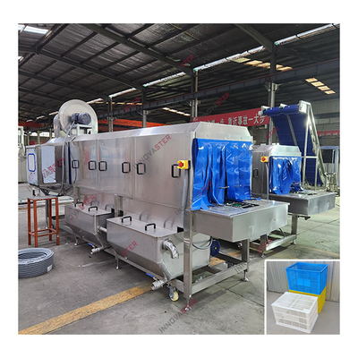 Lavatrice industriale per il funzionamento rapido e per il riciclaggio di materiale plastico Lavatrice di pallet/scatole/scatole