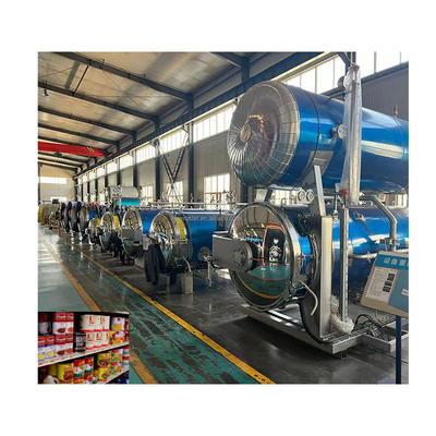 Macchina di retortazione per sterilizzazione ad immersione in acqua per sacchetti/sciugamani/confezioni in scatola/bottiglie/vaso