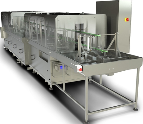 380/480V Voltage Silver Plastic Crates Lavatrice per la pulizia rapida e accurata