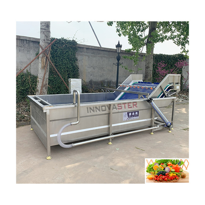 Macchina di pulizia delle verdure a bolla d'aria industriale automatica per frutta e patate