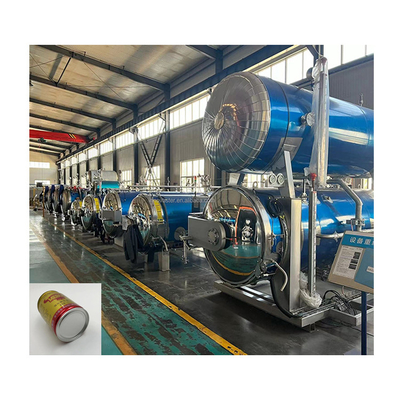 Autoclave elettrica a retorta ad alta pressione a temperatura in scatola con acciaio inossidabile 304
