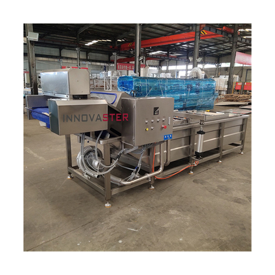 SUS 304 Lavatrice a ciclo d'acqua industriale a serbatoio singolo per ortaggi e frutta
