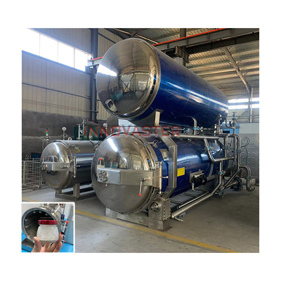 Vapore Medio Bottiglia di vetro orizzontale Vaso di funghi Pet Canning Sterilizzazione Retort