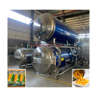 1100*1200*1500MM Retorte di riso a alta temperatura per impianti di trasformazione alimentare