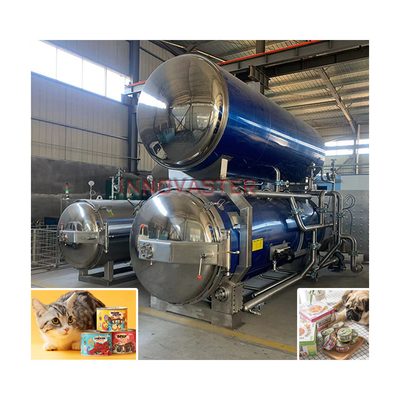 Retorta di sterilizzazione ad alta temperatura per imballaggi alimentari in sacchetto 2100 kg
