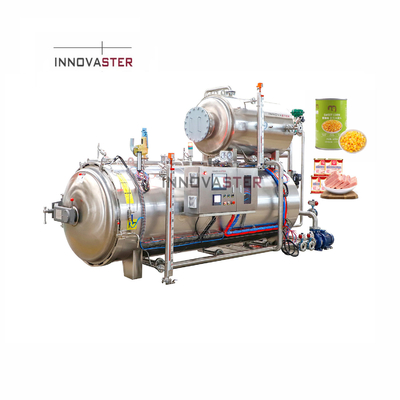 Autoclavi di sterilizzazione con acqua a vapore per verdure e substrato di funghi
