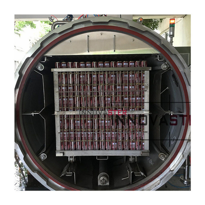 Immersione in acqua calda Sterilizzato sacchetto alimentare Salsa Autoclave Struttura dell'attrezzatura di retorta