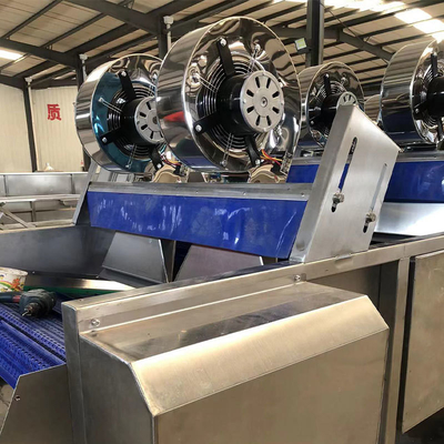 Tunnel per asciugatrici d'aria industriali completamente automatiche per la linea di trasformazione alimentare in borsa nel 2023