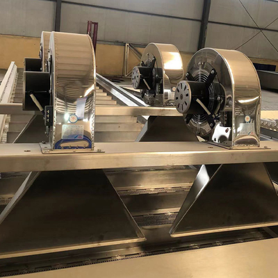 Tunnel per asciugatrici d'aria industriali completamente automatiche per la linea di trasformazione alimentare in borsa nel 2023