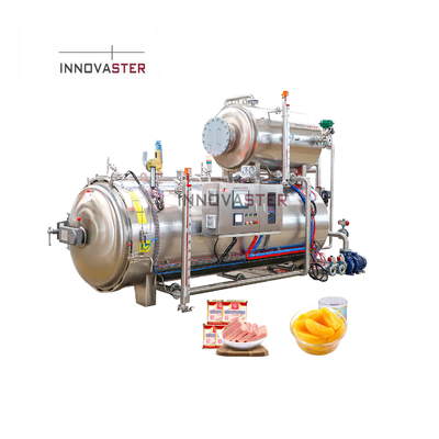 304 Acciaio inossidabile Canned Tuna Food Sterilizer Pouch Sterilization Autoclave Retort Machine