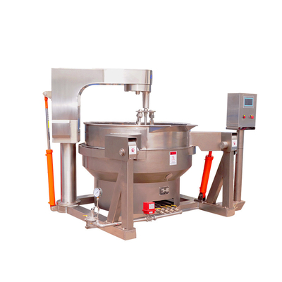 Cucina automatica multi-testa in acciaio inossidabile per la produzione di salsa