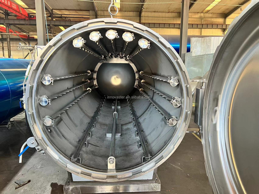 Autoclave automatico a vapore a spruzzo automatico orizzontale