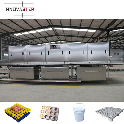 Lavatrice commerciale automatica da 650 kg per scatole/cestini/scatole/vassoi a strati e durevole