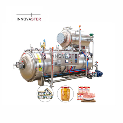 Macchina di autoclave di laboratorio a tensione 3P per vongole in scatola, tonno, calamari, sardine Aringhe