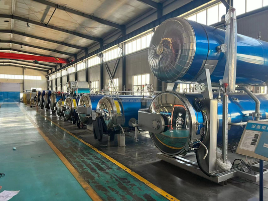 Macchina di autoclave di laboratorio a tensione 3P per vongole in scatola, tonno, calamari, sardine Aringhe