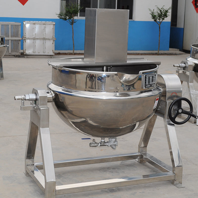 Cucinatura a vapore Cucina a giacca con agitatore Struttura principale Sistema di inclinazione Gambe Cucinatura