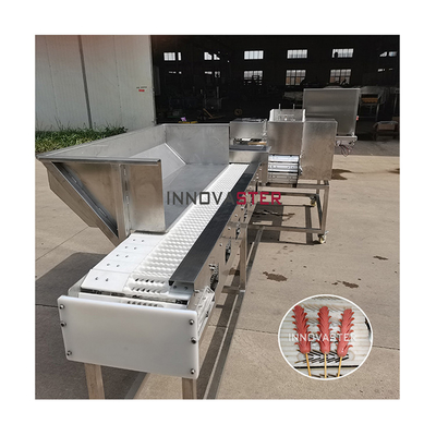 304 in acciaio inossidabile Voltage 200V/380V/440V Automatica Beef Kebab Satay Skewer Machine