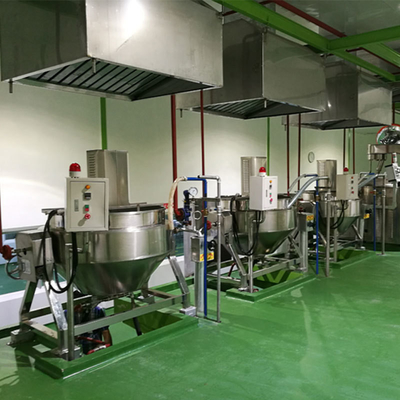 Riscaldamento ad olio automatico per la cottura a gas industriale Caldaia con giacca in acciaio inossidabile 304